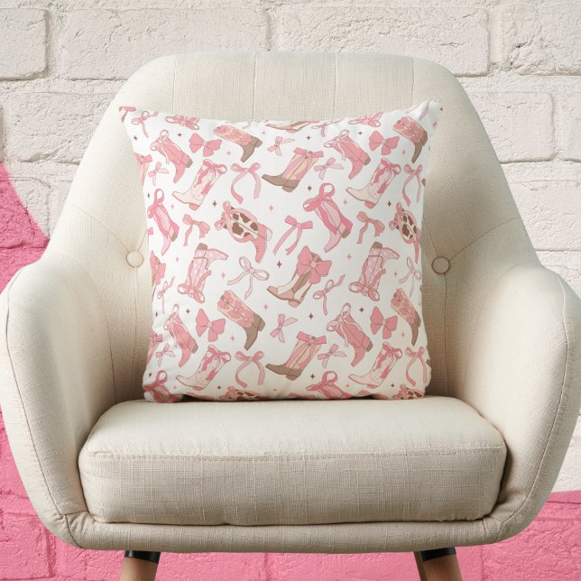 Coussin Moderne élégante chanteuse rose tendance (Créateur téléchargé)