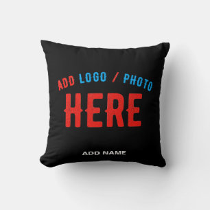 COUSSIN MODERNE ET MODERNE PERSONNALISABLE NOIR VÉRIFIÉ