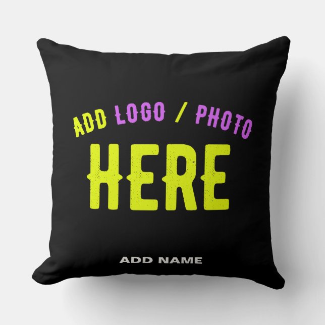 COUSSIN MODERNE ET MODERNE PERSONNALISABLE NOIR VÉRIFIÉ (Recto)