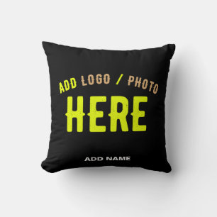 COUSSIN MODERNE ET MODERNE PERSONNALISABLE NOIR VÉRIFIÉ