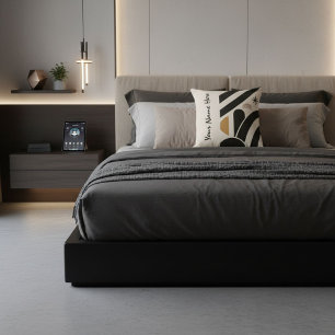 Coussin Moderne géométrique minimaliste du milieu du siècl