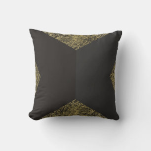 Coussin Moderne Gold & Grey Chic