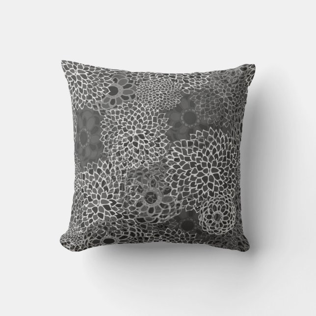 Coussin Moderne Tendances Motif Floral (Recto)