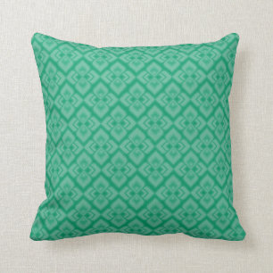 Coussin modifié la tonalité par vert de menthe d