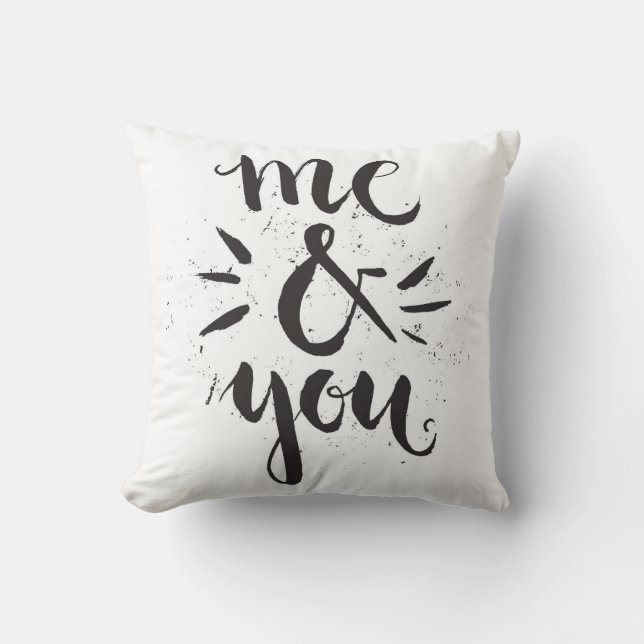 Coussin Moi et vous (Recto)