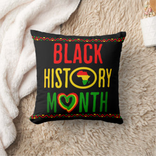 Coussin Mois noir, 19 juin, Mois de l'histoire noire