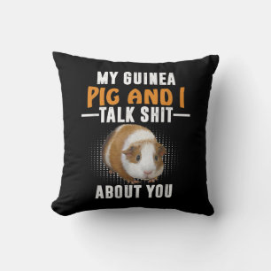 Coussin Mon Cochon De Guinée Et Moi Parlons De Vous Propri