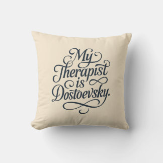 Coussin Mon thérapeute est Fyodor Dostoevsky Mug