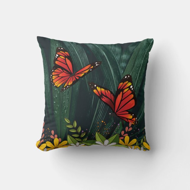 Coussin Monarch Butterfly fév 6_21 (Recto)