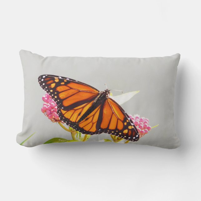 Coussin Monarch Butterfly Wings Lumbar (Recto)