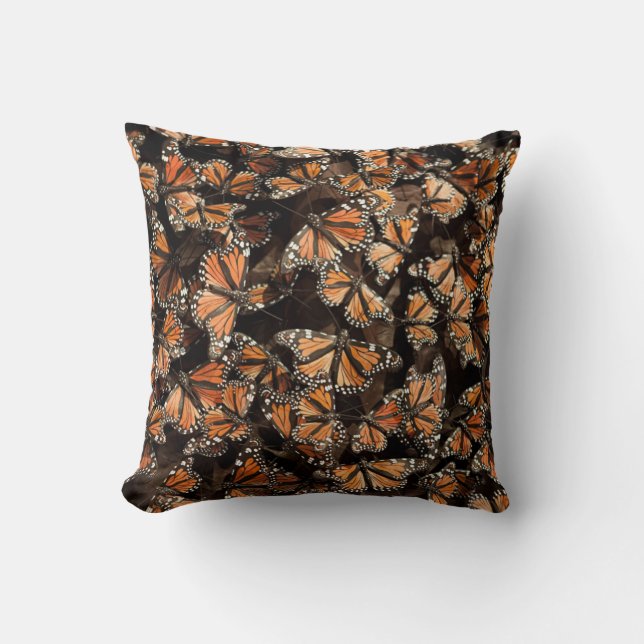 Coussin Monarque Butterflies (Recto)