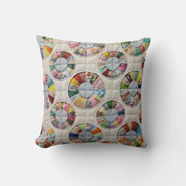 Coussin Monde de courtepointes One (Recto)