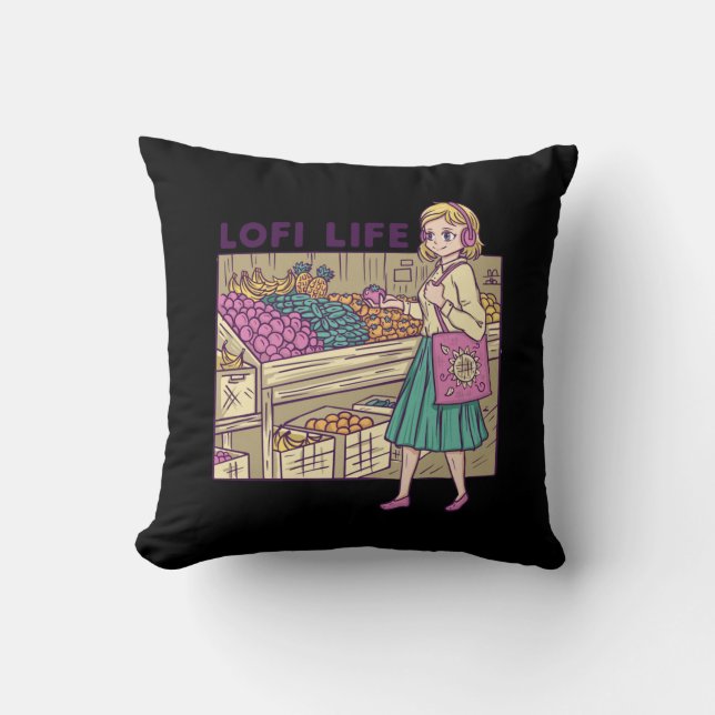 Coussin monde vegan jour heureux monde vegan jour-le futur (Recto)