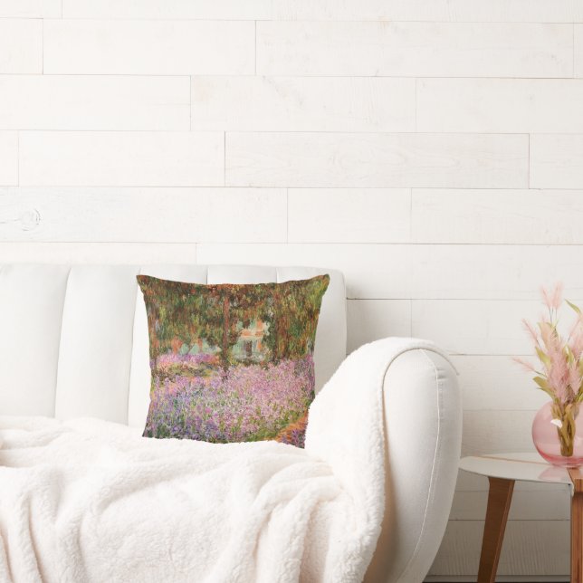 Coussin Monet - Irises in Monet's Garden (Canapé)