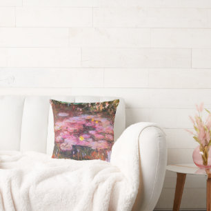 Coussin Monet - Lys D'Eau, Rose,