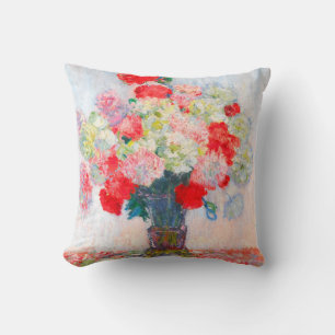 Coussin Monet Peonies