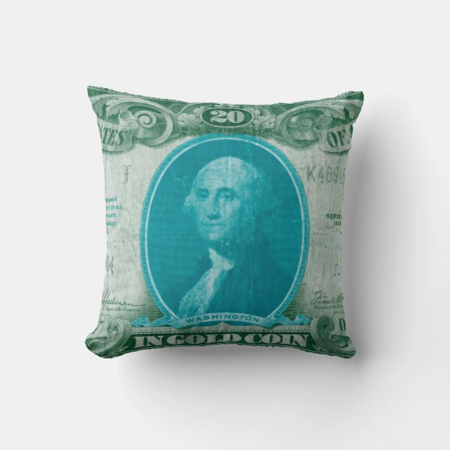 Coussin Monnaie moderne V (Recto)