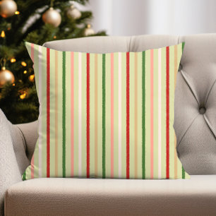 Coussin Monnaie rose preppy Vert Noël Minimal moderne