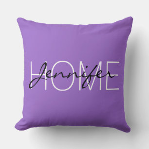 Coussin monogramme de la maison Améthyste