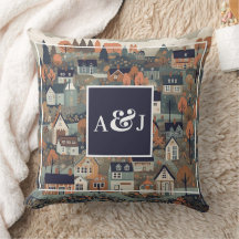 Monogramme de village scandinave