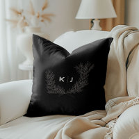 Monogramme distinctif noir