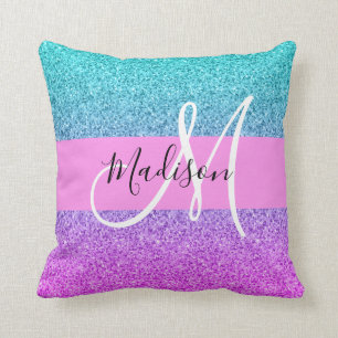 Coussin Monogramme Gradient Gradient de la Parties scintil