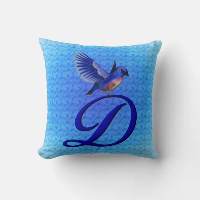 Coussin Monogramme initial D (Recto)