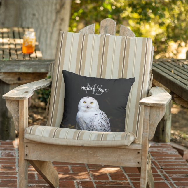 Coussin Monographie de hivernal majestueux hivernal (Chaise)