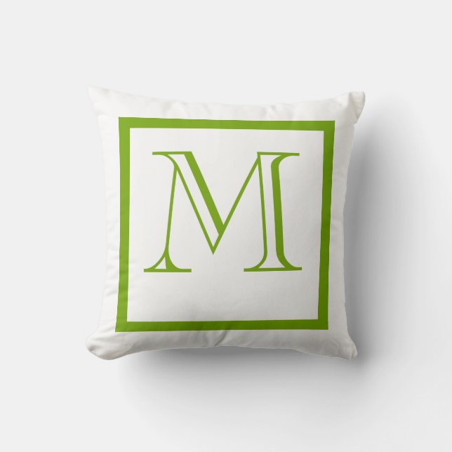 Coussin monographique négatif positif du printemps (Recto)