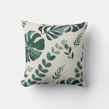 Monstera minimaliste et Motif verdoyant - Moderne