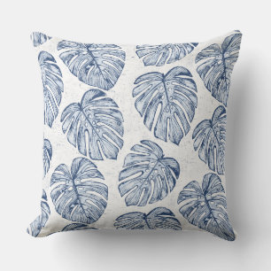 Coussin Monstera Palm Feuilles Jeu d'oreiller
