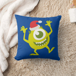 Coussin Monsters Inc.   Mike Santa Claus Danse