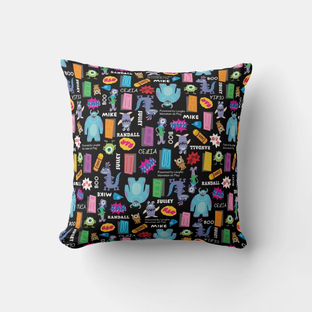 Coussin Monsters, Inc. | Motif de caractères (Recto)