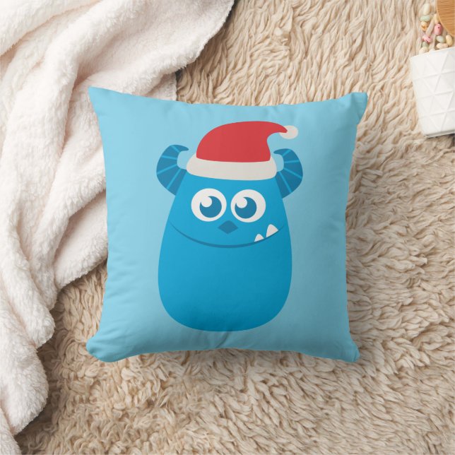 Coussin Monsters Inc. | Sulley Santa Hat Smile (Couverture)