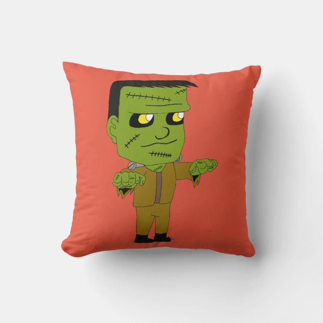 Coussin monstre chibi (Recto)