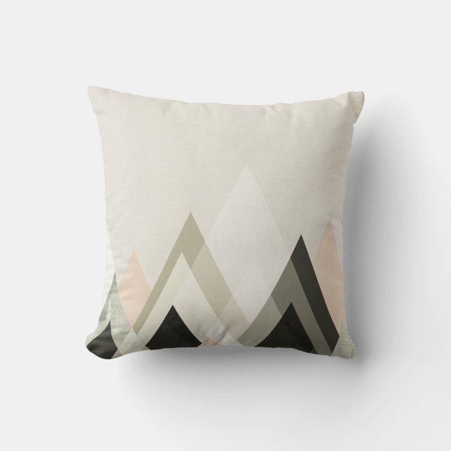 Coussin Montagnes au-delà Montagnes III (Recto)