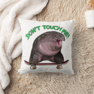 Coussin Moo Deng Hippo