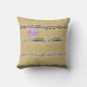 Coussin MoonDreams Music Mix & Match Throw Pillow