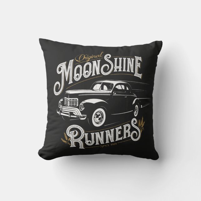 Coussin Moonshine Runners (Recto)
