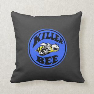 Coussin Mopar - Super Bee - Meurtre Bee - Bleu