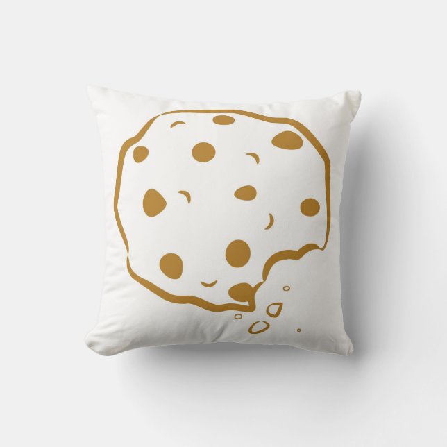 Coussin mordu de gâteau aux pépites de chocolat (Recto)