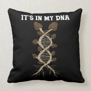 Coussin Morel Champignons Cadeau Morel Champignons Hunter
