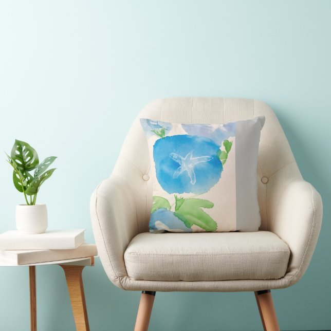 Coussin Morning glory flower (Chaise)