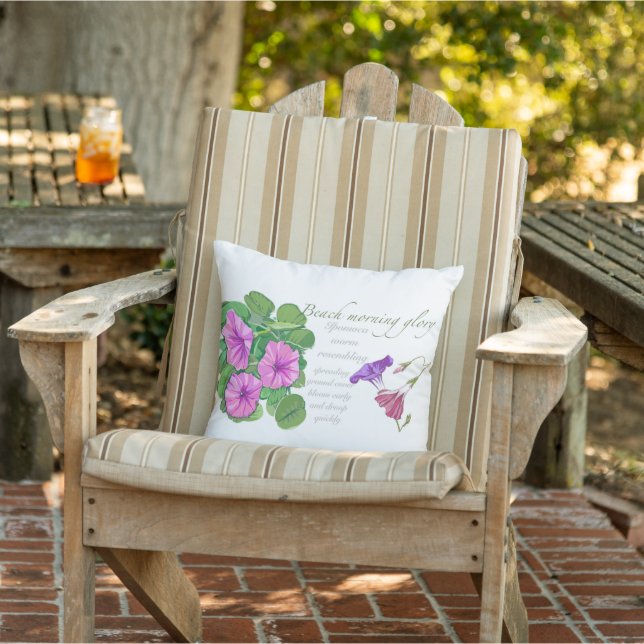 Coussin Morning Glory Outdoor pillow (Chaise)