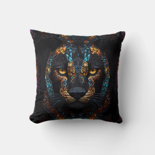 Coussin Mosaic Panther Art