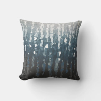 Coussin Mosaïque Abstraite dans les tons Cool