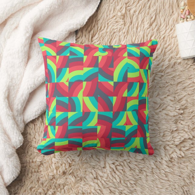Coussin Mosaïque de Neon Groove (Couverture)