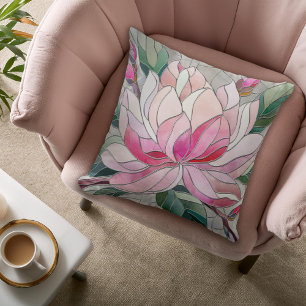 Coussin Mosaïque des fleurs de Magnolia