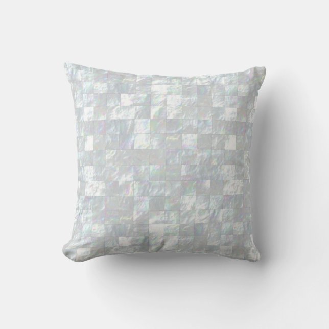 Coussin Mosaïque nacrée (Recto)