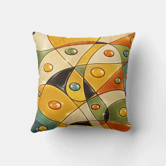 Coussin Mosaïque Solar Crest (Verso)